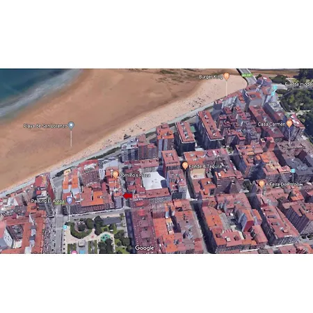 Playa San Lorenzo A 100 M De Playa Apartment *