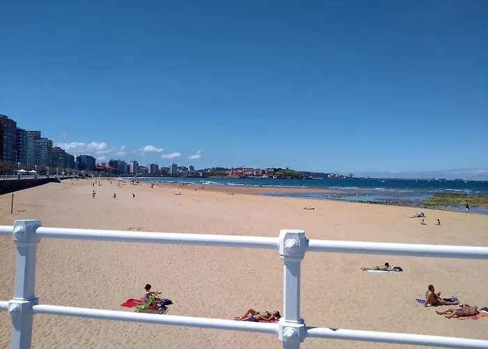 Apartamento Playa San Lorenzo A 100 M De Playa *