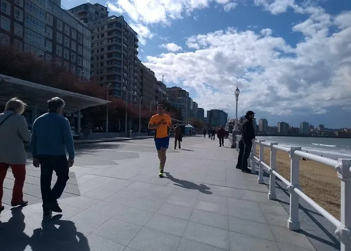 Playa San Lorenzo A 100 M De Playa Apartamento *